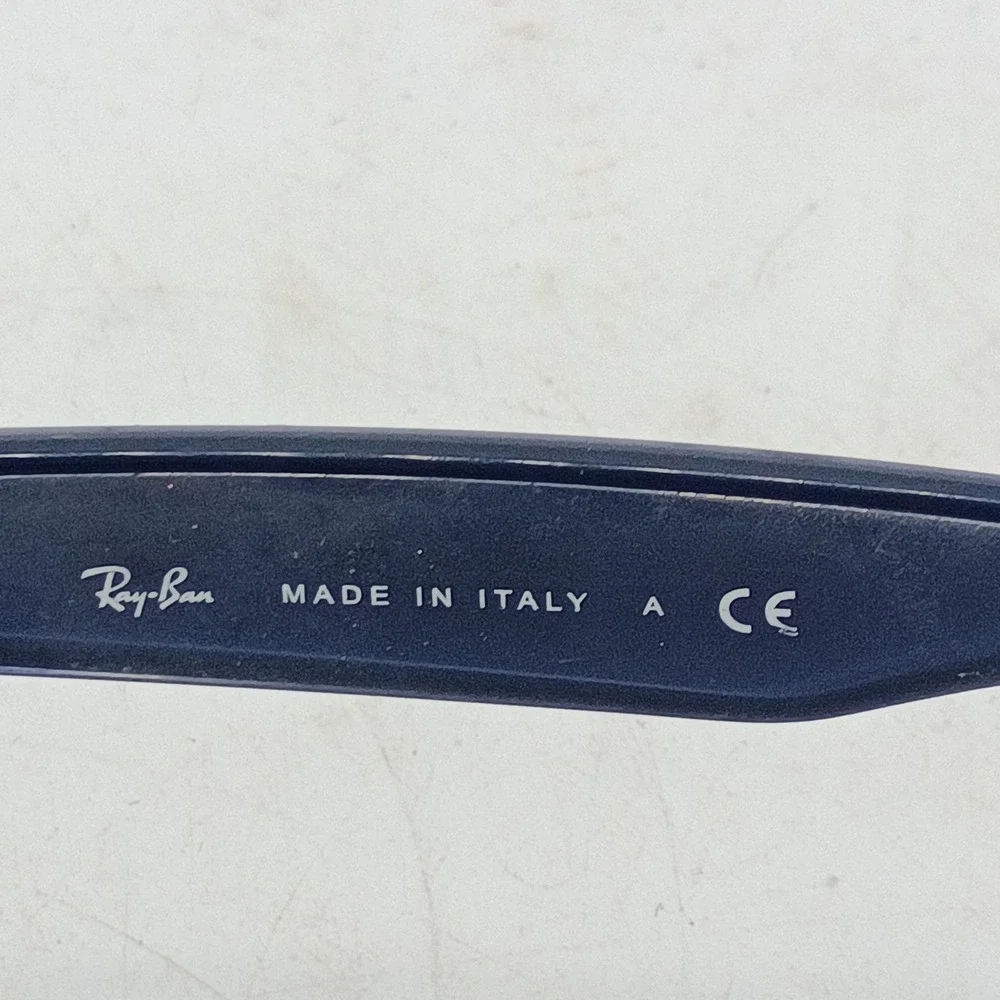 Ray-Ban New Wayfarer RB2132 6053/71 Navy Blue Green 55-18-145 Frames Only 65